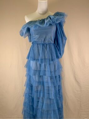 SoAllure Dust One Shouldered Gown Made in Italy NWT Size XS